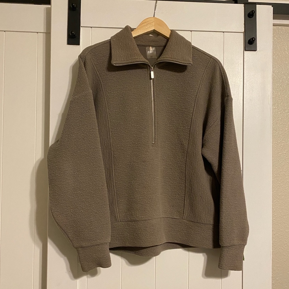 CALIA Ripple 1/4 Zip Pullover